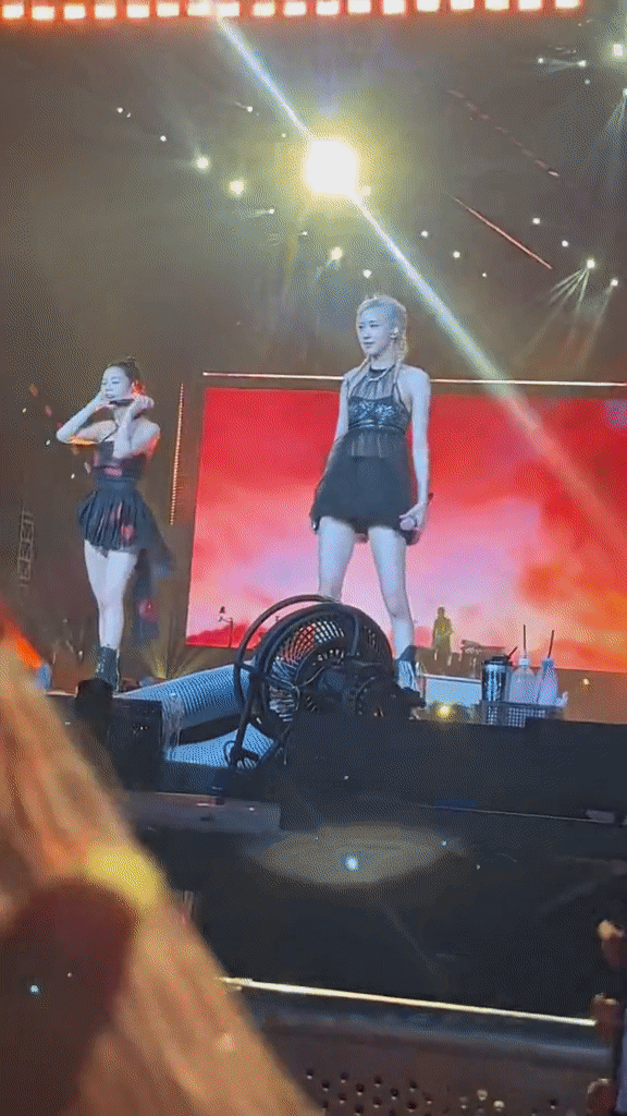 Kh&ocirc;ng phải kh&aacute;n giả, nh&acirc;n vi&ecirc;n concert l&agrave; người n&eacute;m gấu b&ocirc;ng l&ecirc;n s&acirc;n khấu khiến Lisa (BLACKPINK) c&oacute; phản ứng? - Ảnh 3.