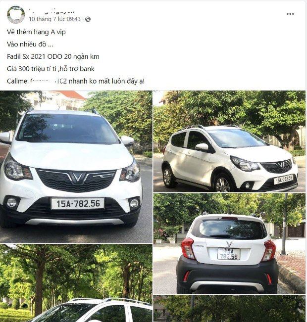 Rao VinFast Fadil gi&aacute; hơn 300 triệu, người b&aacute;n vội x&oacute;a mọi thứ sau khi bị b&oacute;c bức ảnh tai nạn kinh ho&agrave;ng - Ảnh 1.