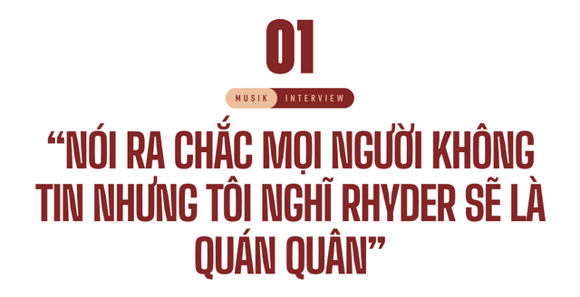 BLACKA: “Rap Việt mỗi mùa có 1 từ khoá để họ dẫn dắt chương trình. Tôi nghĩ Rhyder sẽ là Quán quân năm nay” - Ảnh 2.