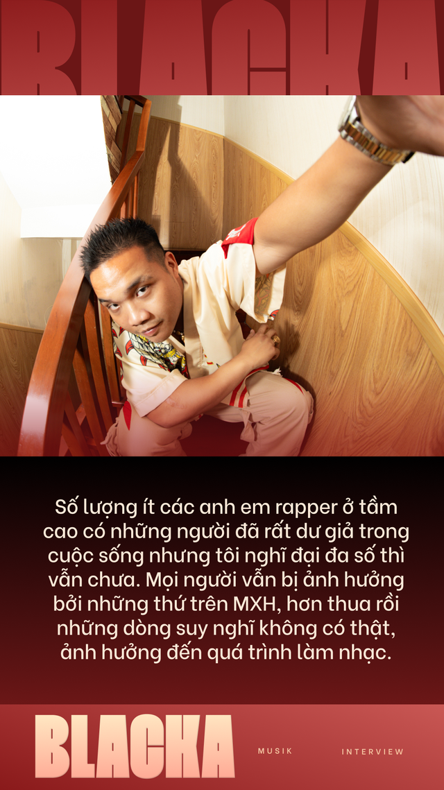 BLACKA: “Rap Việt mỗi mùa có 1 từ khoá để họ dẫn dắt chương trình. Tôi nghĩ Rhyder sẽ là Quán quân năm nay” - Ảnh 13.