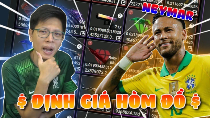 Check var hòm đồ CS:GO tiền tỷ của Neymar, Bomman cảm thán: Chỉ nhỉnh hơn anh Độ Mixi một tí - Ảnh 1.