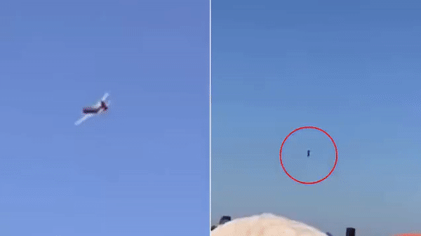 Khoảnh khắc máy bay lao xuống đất bốc cháy ngùn ngụt trước sự bàng hoàng của đám đông hàng ngàn người chứng kiến - Ảnh 1. Khoảnh khắc máy bay lao xuống đất bốc cháy ngùn ngụt trước sự bàng hoàng của đám đông hàng ngàn người chứng kiến - Ảnh 1.