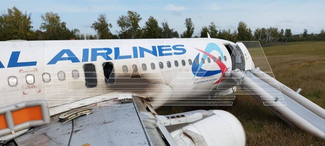 Nga: Máy bay chở khách hạ cánh khẩn cấp giữa cánh đồng - Ảnh 3.