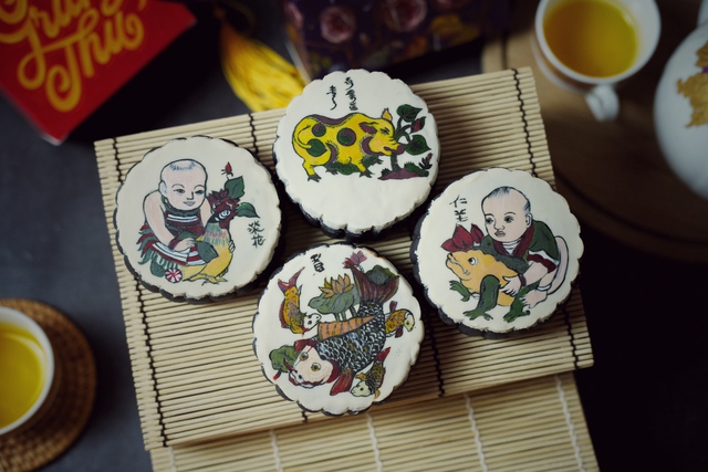 Đưa văn h&oacute;a Việt v&agrave;o tạo h&igrave;nh b&aacute;nh Trung thu của c&ocirc; g&aacute;i trẻ H&agrave; Nội - Ảnh 3.