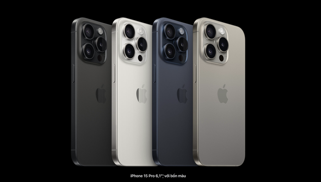 Ngắm trọn bộ 4 màu sắc titan đẹp tuyệt mỹ trên iPhone 15 Pro vừa ra mắt, cực kỳ sang chảnh! - Ảnh 1.