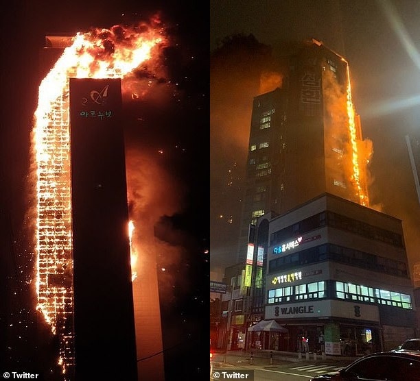 Hỏa hoạn nuốt chửng nửa chung cư ở Hàn Quốc nhưng không ai thiệt mạng, nguyên nhân là gì?