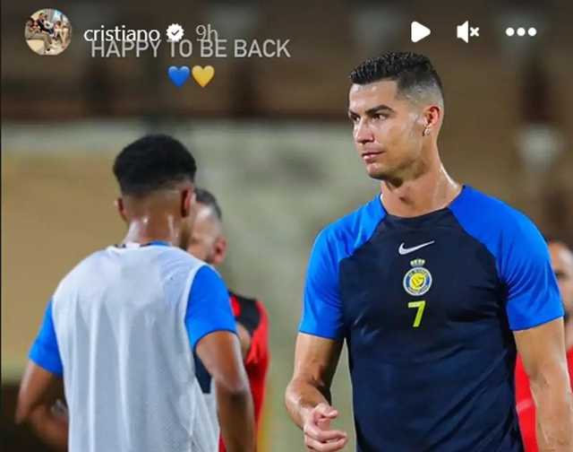 Ronaldo excitedly returns to training with Al Nassr, aiming for his dream season - Photo 1.