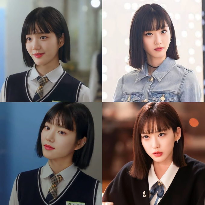 Phim Hàn có 1 nữ sinh đẹp miễn bàn, thăng hạng nhan sắc nhờ cắt tóc nhưng netizen chẳng dám mê - Ảnh 2.