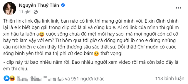 Giữa tin đồn thị phi nhạy cảm, vợ quốc dân Tiểu Hý mệt mỏi lên tiếng trần tình - Ảnh 2.