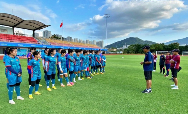 Đội tuyển nữ Việt Nam hướng đến chiến thắng đầu tiên tại ASIAD 19 - Ảnh 1.
