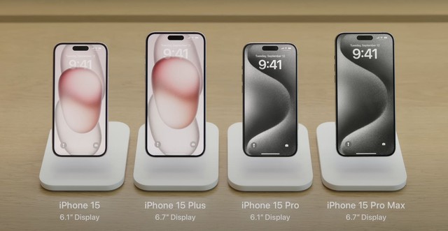 Nhìn vào bức ảnh này, Apple đang đặt ra câu đố cực kỳ khó: Bạn có phân biệt được từng mẫu iPhone 15 hay không? - Ảnh 1.