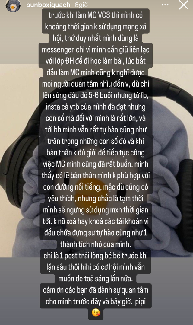 Kh&ocirc;ng gặp s&oacute;ng gi&oacute;, một MC l&agrave;ng game vẫn quyết ở ẩn, chọn sống hướng nội - Ảnh 3.