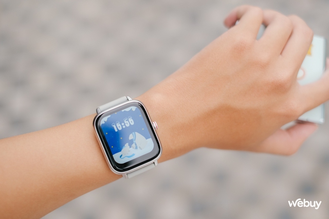 Smartwatch chính hãng giá 399.000 đồng: Thiết kế giống Apple Watch, khung viền nhôm, có loa/mic thoại, pin 7 ngày - Ảnh 7.