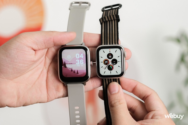 Smartwatch chính hãng giá 399.000 đồng: Thiết kế giống Apple Watch, khung viền nhôm, có loa/mic thoại, pin 7 ngày - Ảnh 4.