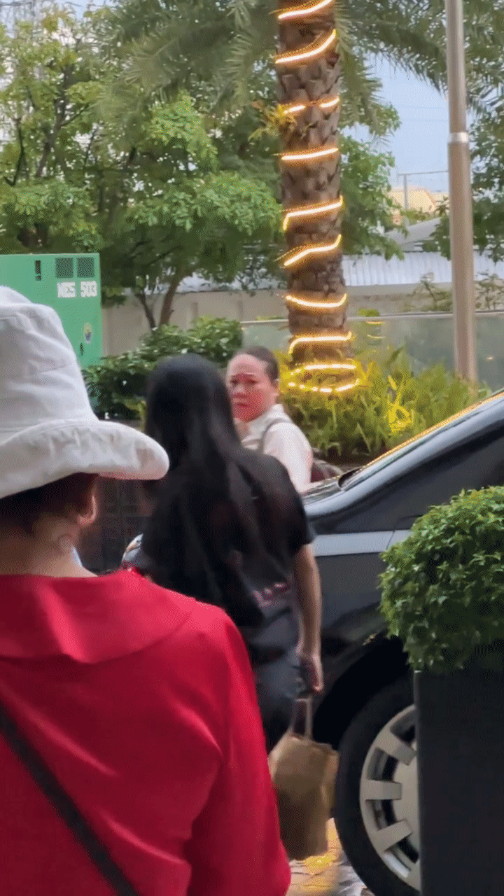 Lý Nhã Kỳ đi xe siêu sang Rolls Royce tới sự kiện: Che mặt kín như bưng, bước đi vội vàng né ống kính - Ảnh 3.