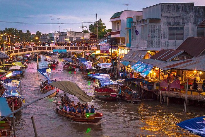 Chùm ảnh chợ nổi Pattaya - địa điểm du lịch nổi tiếng Thái Lan trước khi gặp hỏa hoạn kinh hoàng