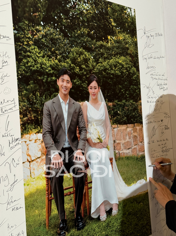 Đám cưới Tôn Kinh Lâm: Không gian phủ kín hoa tươi, Ninh Dương Lan Ngọc và dàn khách mời nổi tiếng tham dự - Ảnh 3.