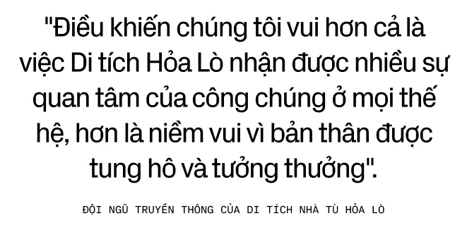 Đội ngũ Truyền thông của Di tích Nhà Tù Hoả Lò