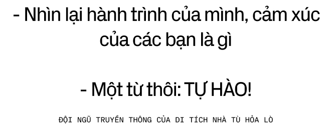 Đội ngũ Truyền thông của Di tích Nhà Tù Hoả Lò