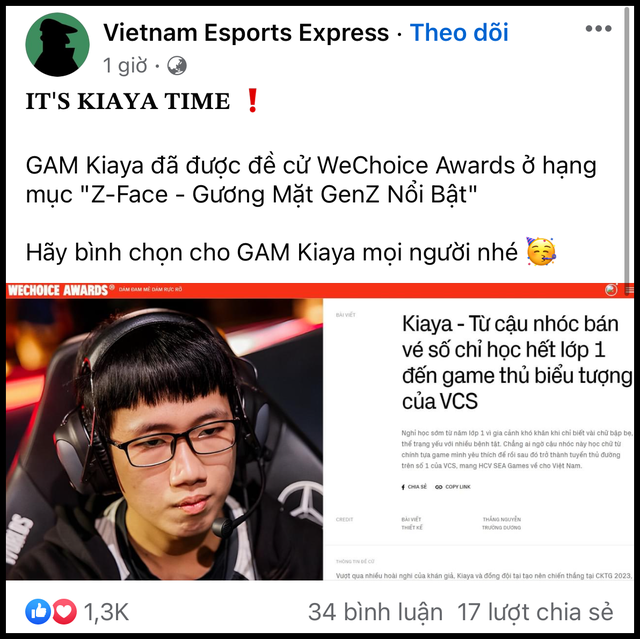 Đại chiến Gen Z tại WeChoice Awards 2023: Kiaya GAM đang áp đảo với lượt vote gấp 3 lần Jenny Huỳnh, đường đua căng đét! - Ảnh 3.