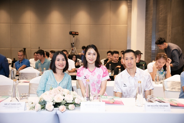 Vợ VĐV Tiến Minh - Vũ Thị Trang thử sức với vai trò mới - Ảnh 2.
