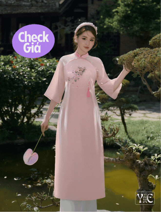 Gam màu áo dài hot nhất Tết Giáp Thìn gọi tên hồng phấn, có đến 10 thiết kế nổi bật mà nàng chớ ngó lơ - Ảnh 8.