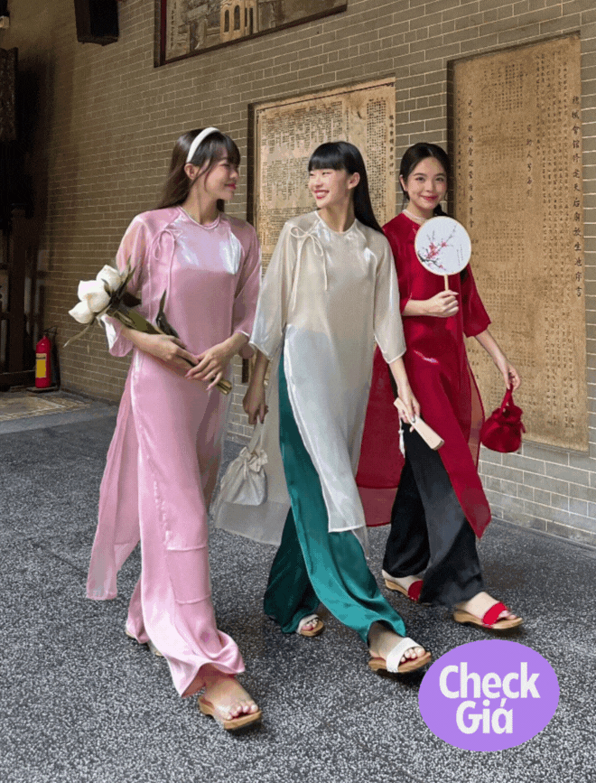 Gam màu áo dài hot nhất Tết Giáp Thìn gọi tên hồng phấn, có đến 10 thiết kế nổi bật mà nàng chớ ngó lơ - Ảnh 6.