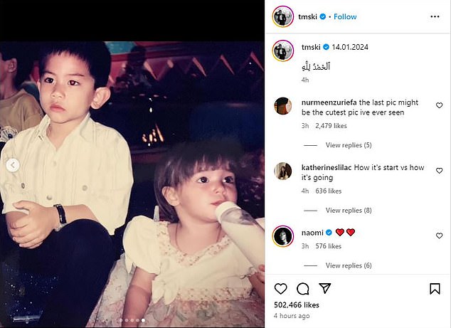 Hoàng tử Brunei đăng tải bức ảnh đặc biệt bên cạnh vợ, dân tình lập tức trầm trồ: 'Hơn cả cổ tích'