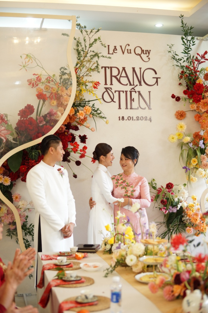Ảnh full HD lễ vu quy Cao Thiên Trang: Cô dâu hào hứng khoe sính lễ, chi tiết hé lộ mối quan hệ với mẹ chồng gây chú ý - Ảnh 10.