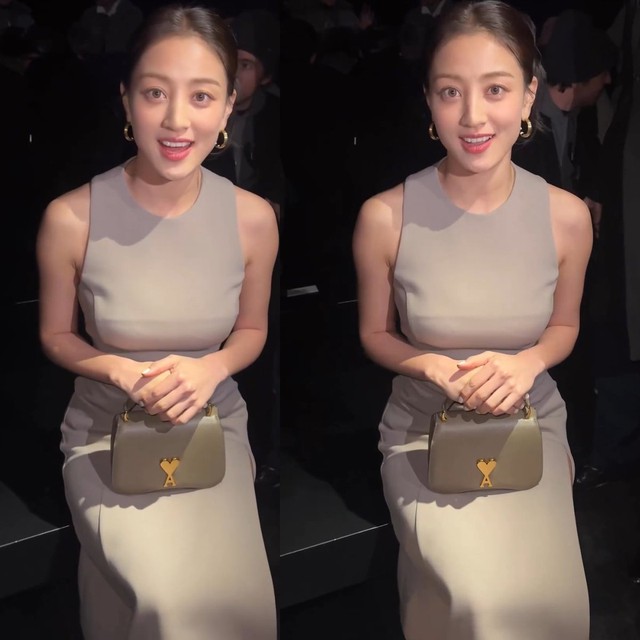 Lần đầu dự Paris Fashion Week, Jihyo (TWICE) đã bị thương hiệu lạnh nhạt, đãi ngộ thua xa Sana, MOMO? - Ảnh 2.