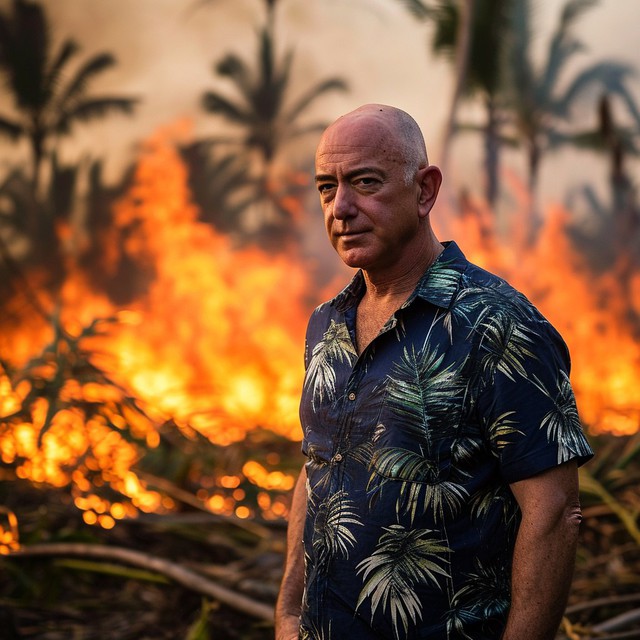 Nghi án Jeff Bezos quỵt tiền từ thiện: Cam kết quyên góp 100 triệu USD cho vụ cháy rừng Hawaii nhưng không thấy đâu, né tránh giải trình - Ảnh 1.