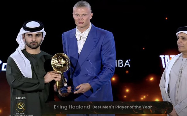 Ronaldo h&agrave;nh động đẹp trước khi Haaland đoạt Quả b&oacute;ng v&agrave;ng Dubai - Ảnh 2.