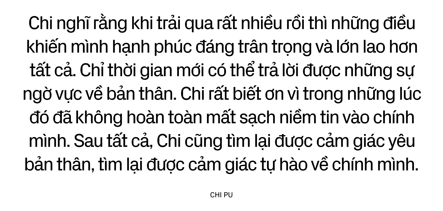 Chi Pu đạp lên những cơn gió, rẽ từng ngọn sóng để lội ngược dòng