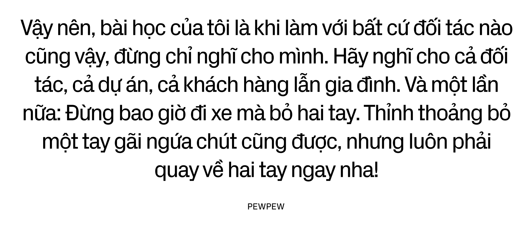 PewPew: “Thất bại có gì đâu mà sợ?”