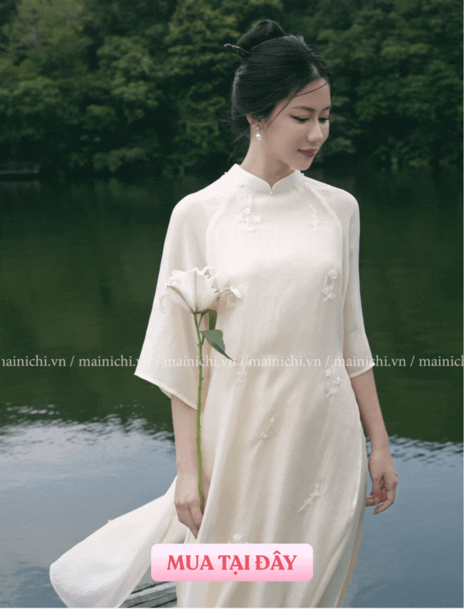 Tết diện &aacute;o d&agrave;i trắng vừa tinh kh&ocirc;i lại sang qu&aacute; đỗi: 8 thiết kế từ local brand sẽ chẳng khiến n&agrave;ng thất vọng - Ảnh 7.