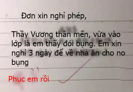 Đơn xin nghỉ học của cậu bé cấp 1 khiến thầy giáo xây xẩm mặt mày, tuy không đồng ý nhưng phải thốt lên: Phục em rồi! - Ảnh 1.