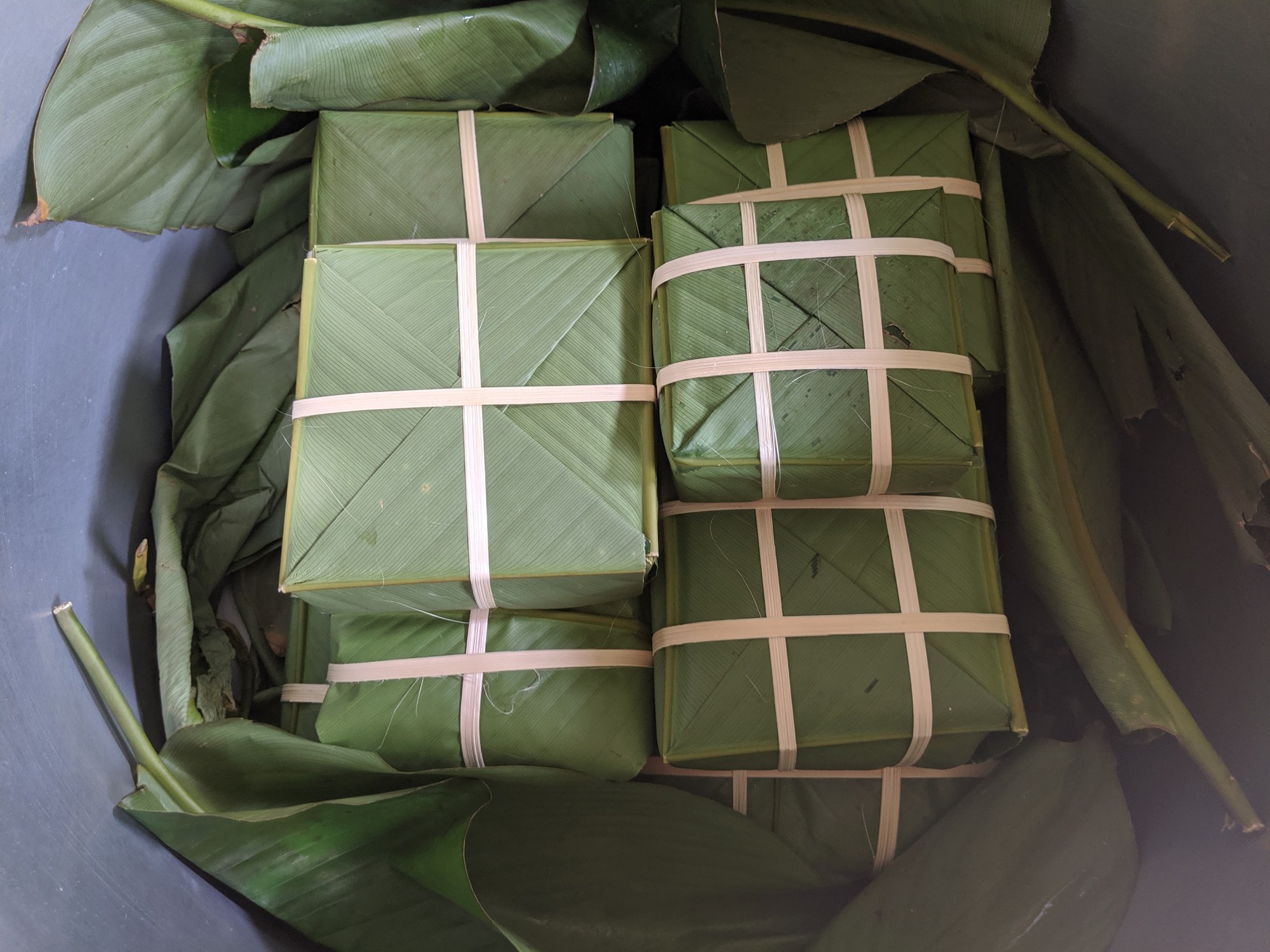 View - 9X Bình Dương đánh liều lấy cá trắm làm nhân gói bánh chưng và nhận cái kết bất ngờ