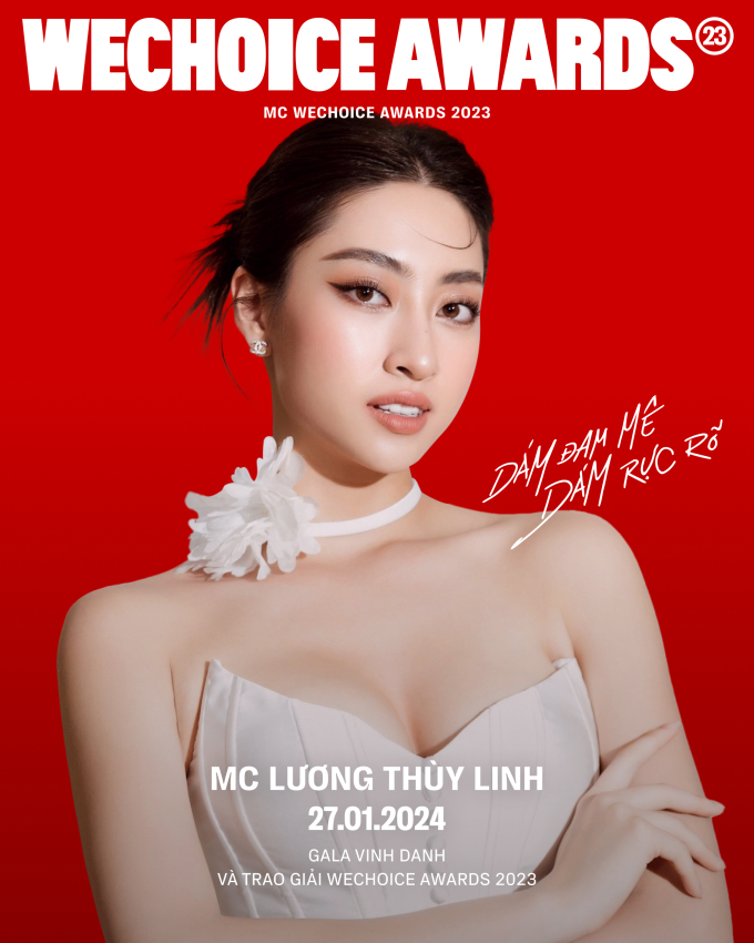 Lương Thuỳ Linh chính thức là MC WeChoice Awards 2023: Nàng hậu gen Z cực đỉnh, đạt loạt thành tích đáng nể - Ảnh 1.