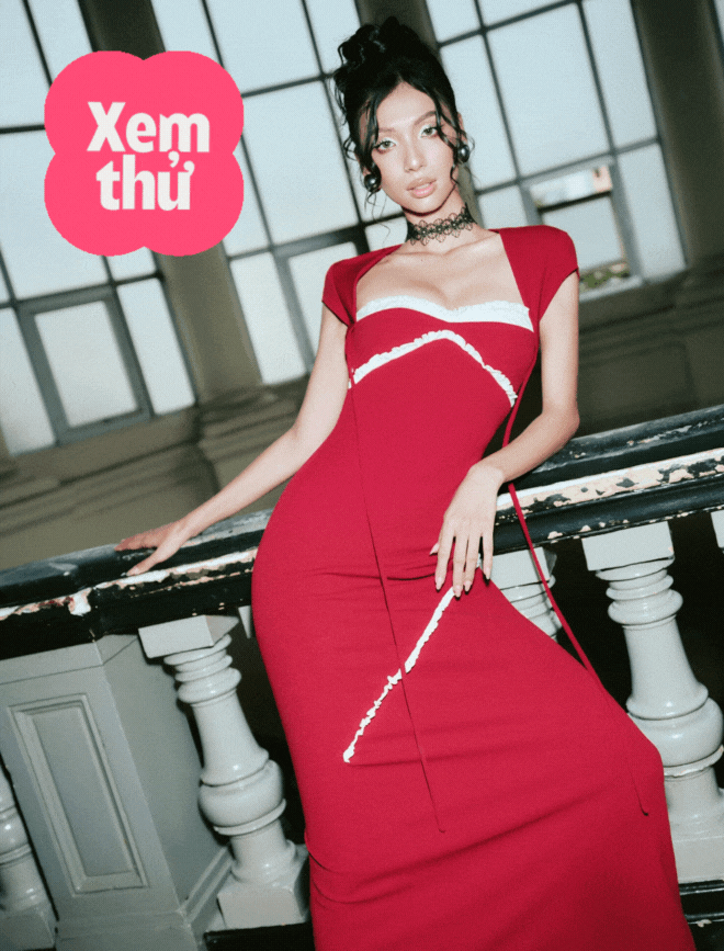 Dạo một vòng local brand Việt, ngắm loạt mẫu váy đỏ vừa nổi vừa sang: Nàng không sắm diện Tết thì thật phí - Ảnh 5.