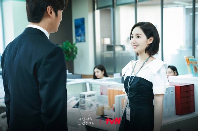 Thời trang đối lập của Park Min Young trước và sau khi cắt tóc ngắn trong Cô đi mà lấy chồng tôi - Ảnh 8.