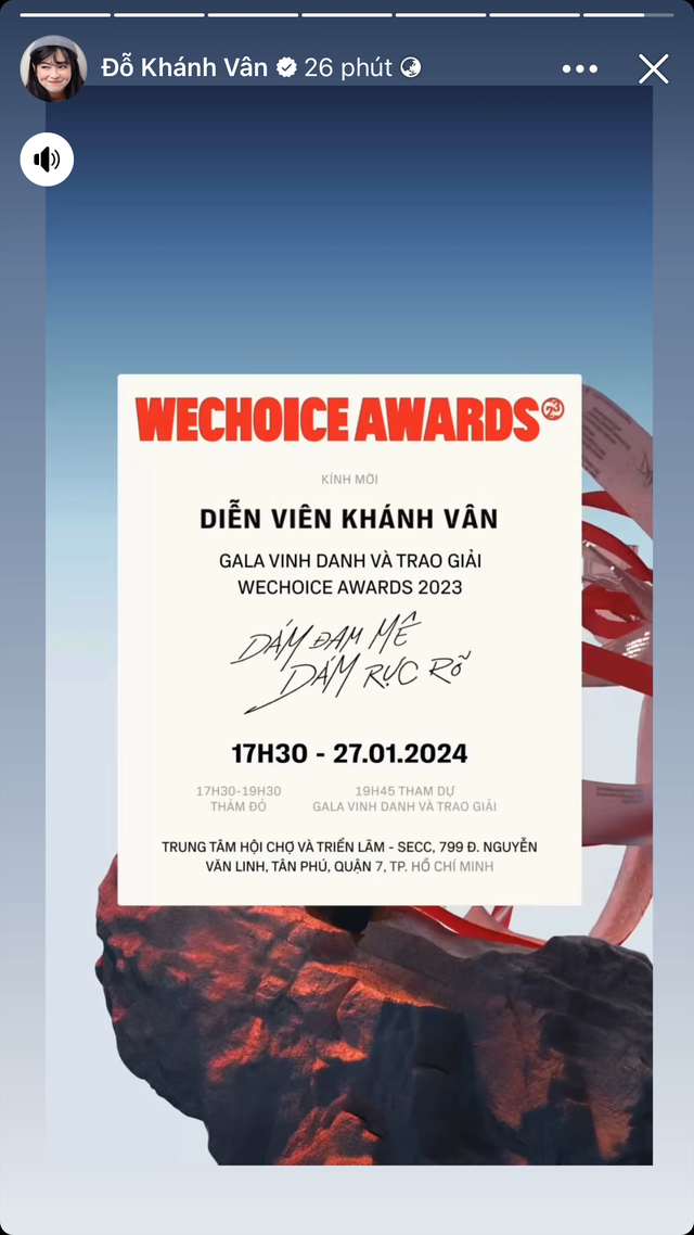Dàn sao Việt rần rần trước thềm WeChoice Awards 2023: Vợ chồng Trường Giang nôn nao đổ bộ, Thanh Hằng hào hứng khoe thiệp mời - Ảnh 7.