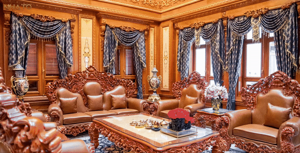 Biệt thự 600m2 xa hoa như lâu đài: Dát hàng hiệu từ trong ra ngoài, riêng tiền nội thất trang trí đã 5-6 tỷ - Ảnh 35.