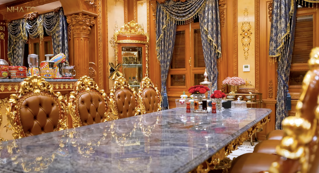Biệt thự 600m2 xa hoa như lâu đài: Dát hàng hiệu từ trong ra ngoài, riêng tiền nội thất trang trí đã 5-6 tỷ - Ảnh 13.