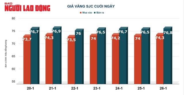 Giá vàng hôm nay, 27-1: Vàng thế giới gây bất ngờ - Ảnh 2.