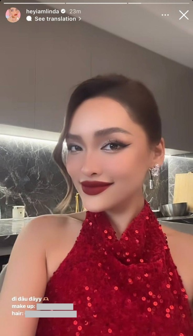 Dàn khách mời xúng xính đi Gala WeChoice Awards 2023: Kim Hấu khoe  layout makeup độc lạ, Linda Ngô - Phong Đạt tính giật spotlight? - Ảnh 2.