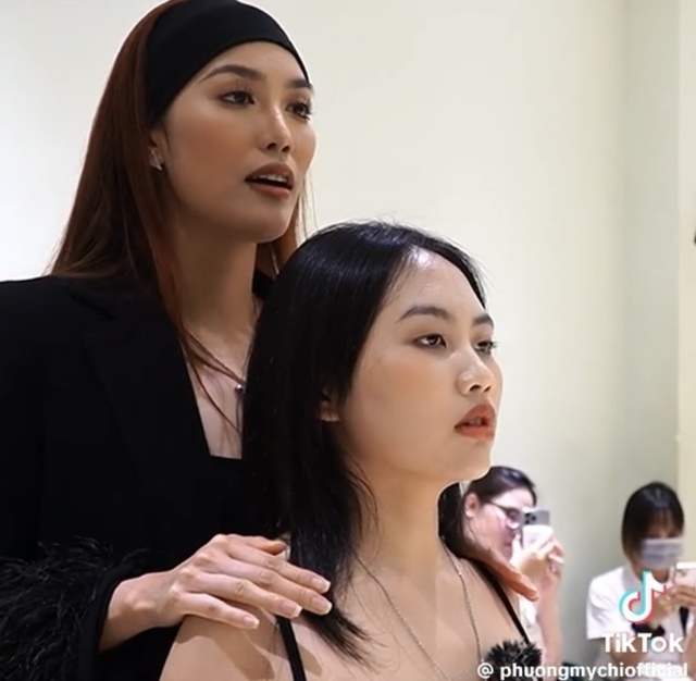 Clip: Luyện tập với Lan Khuê, Phương Mỹ Chi để lộ 1 điểm yếu khi đến với Miss Grand Vietnam? - Ảnh 4.