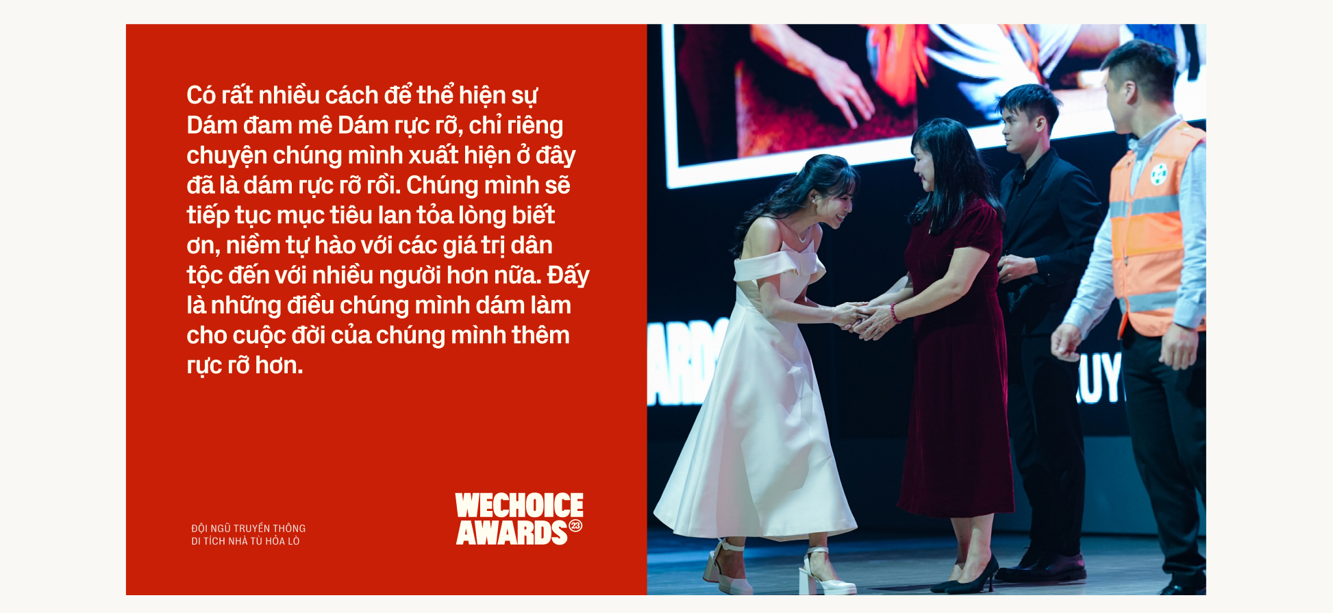 5 Đại sứ truyền cảm hứng được chọn tại WeChoice Awards 2023