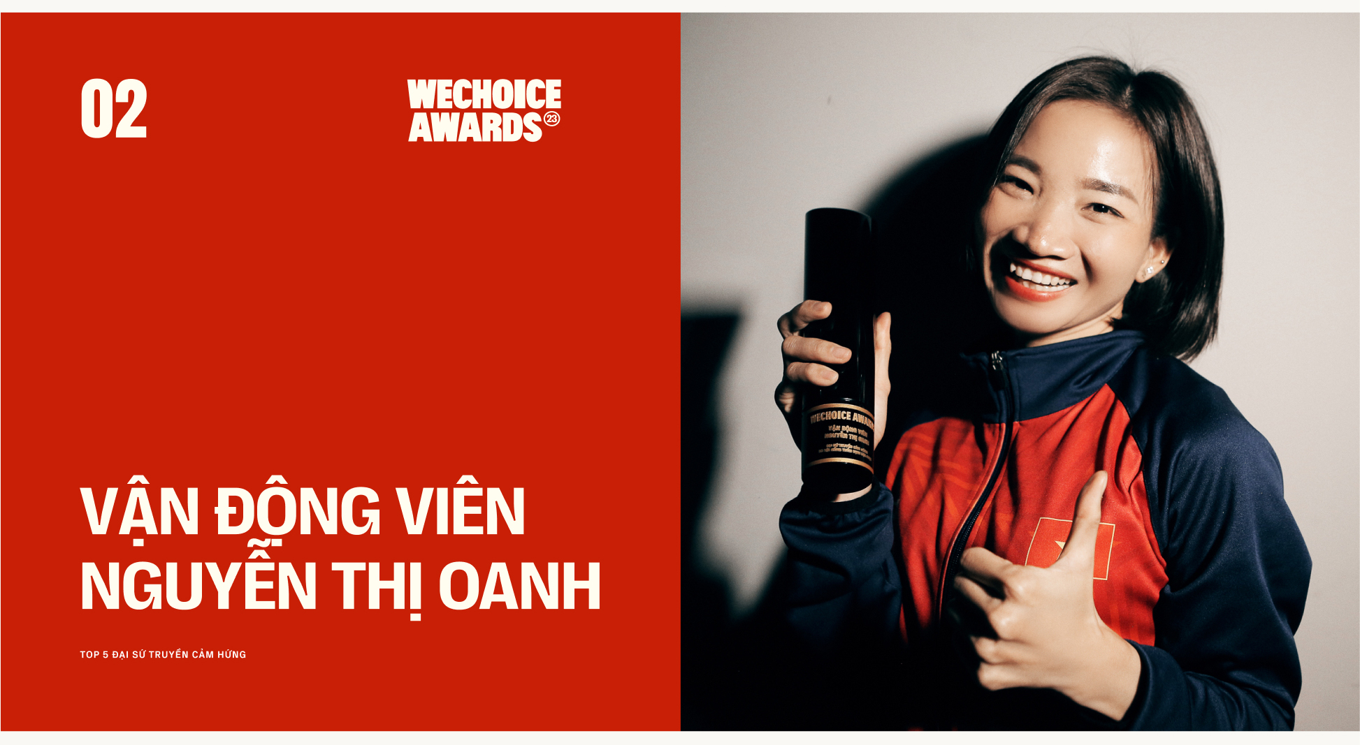 5 Đại sứ truyền cảm hứng được chọn tại WeChoice Awards 2023