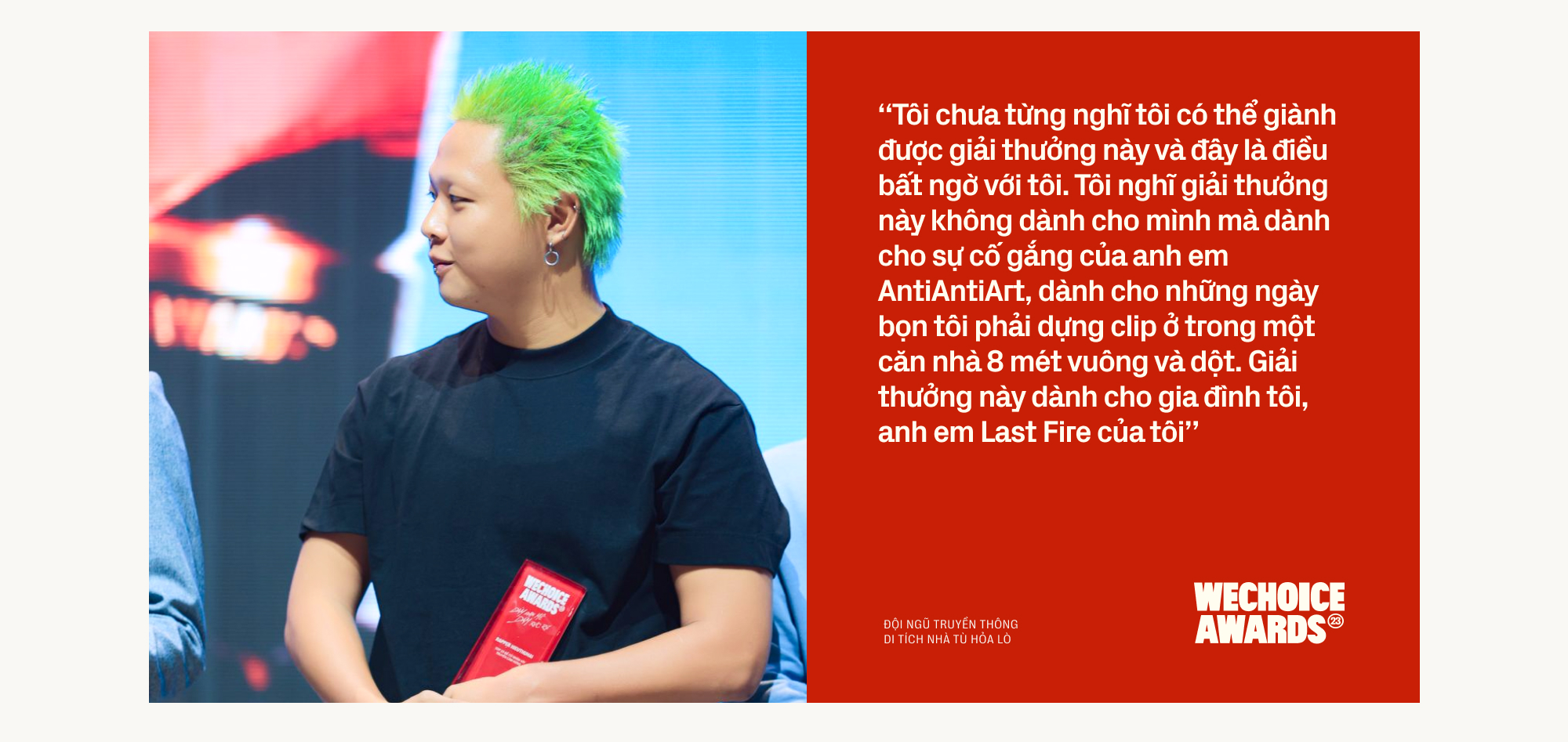 5 Đại sứ truyền cảm hứng được chọn tại WeChoice Awards 2023