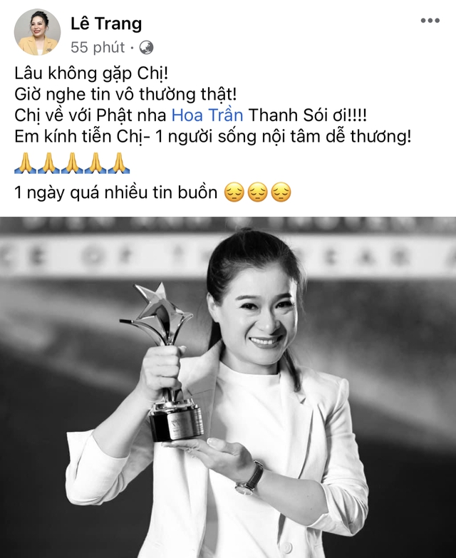 Ngô Thanh Vân bàng hoàng, Lan Ngọc và dàn sao Việt nghẹn ngào tiễn biệt diễn viên Thanh Sói Thanh Hoa - Ảnh 9.